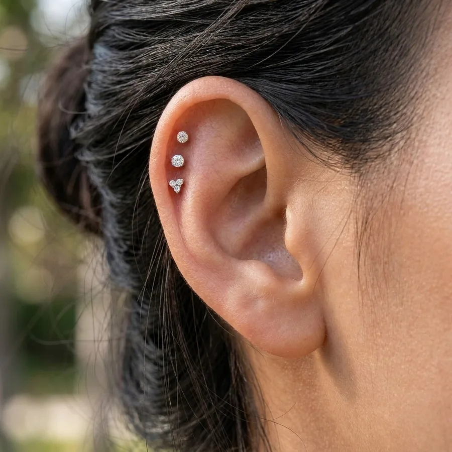 helix piercing, Ink Story Kristiansand