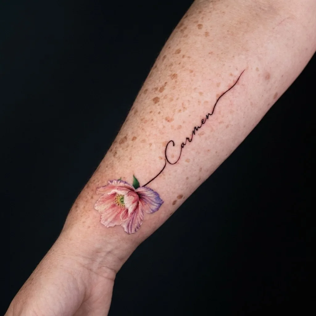 Farge / fargerealisme / Fineline · Forearm · 9 cm · 1 økter