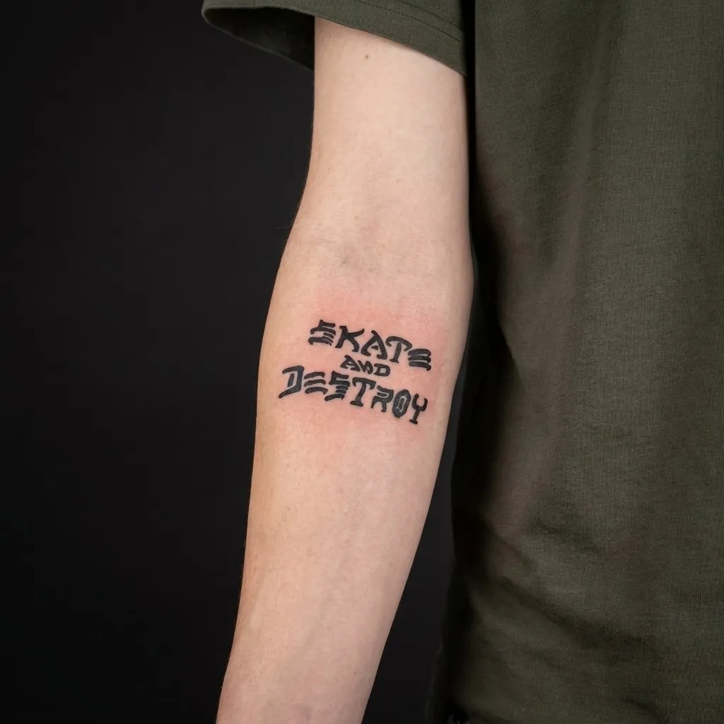 Blackwork & script