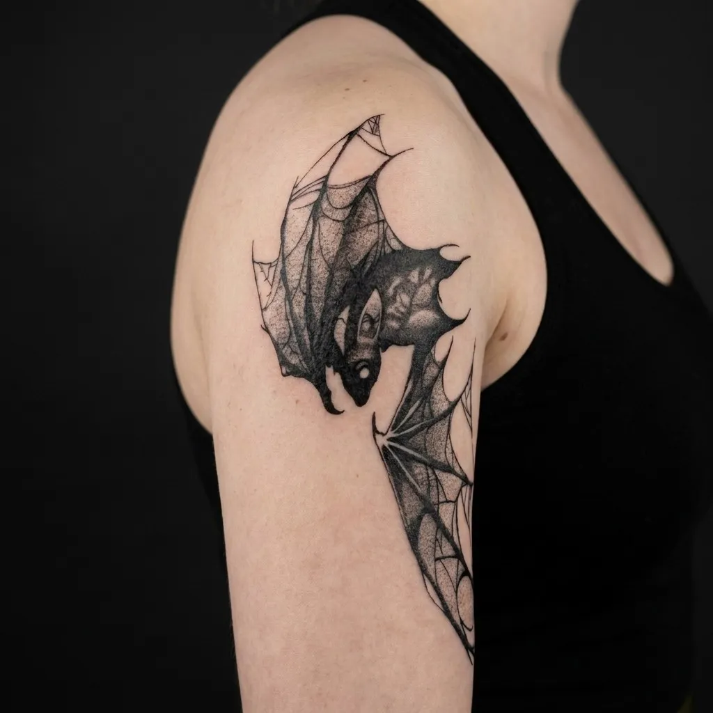 blackwork-script tattoo, Ink Story Kristiansand
