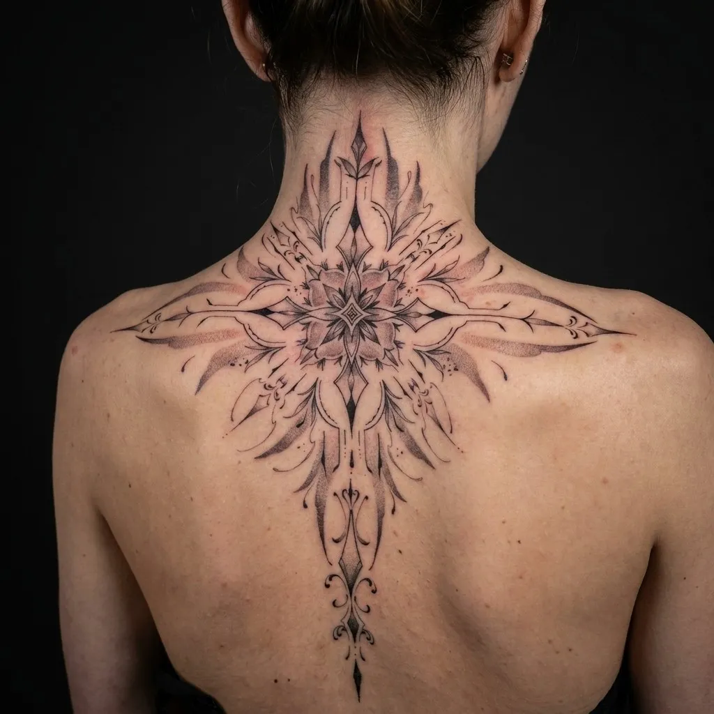 blackwork-script tattoo, Ink Story Kristiansand