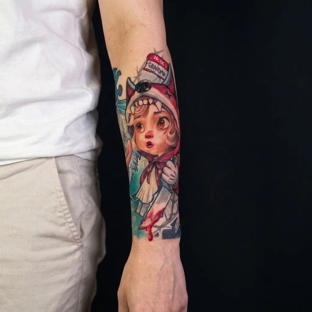 Farge / fargerealisme · Forearm · 30 × 10 cm · 1 økter