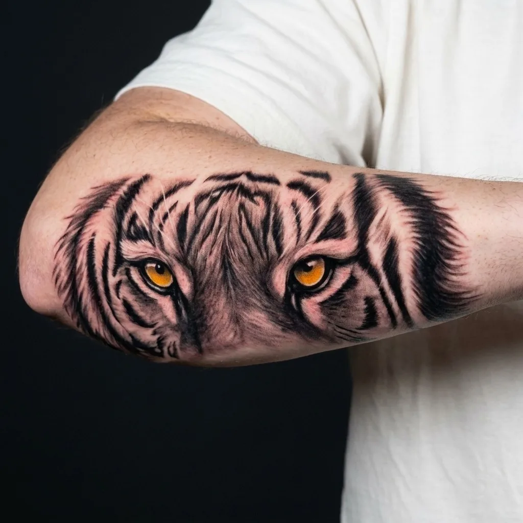 Black & grey-realisme · Forearm · 30 × 10 cm · 1 økter