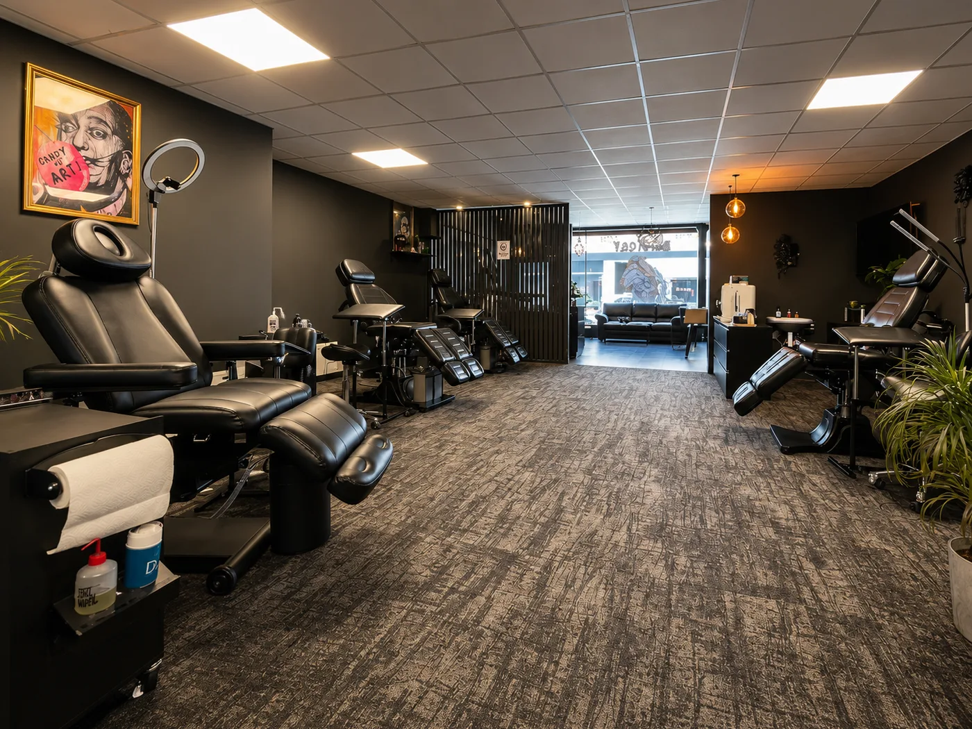 Ink Story studio interior, Kristiansand